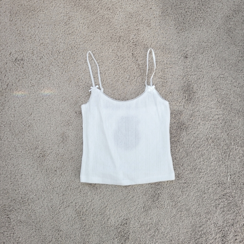 White fox boutique stay away from her white cami size xs - Picture 5 of 5